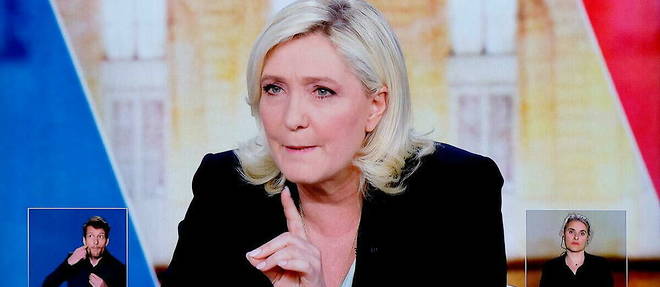 Marine Le Pen in two rounds of debate
