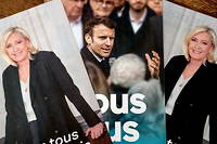 Pr&eacute;sidentielle&nbsp;: 10 points d&rsquo;&eacute;cart entre Macron et Le Pen, selon un sondage