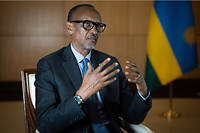 Paul Kagame, le president du Rwanda.
