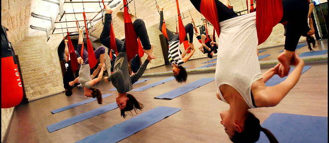 Le Fly Yoga nous vient tout droit des Etats-Unis.
