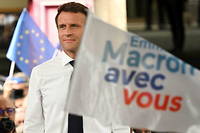 Pr&eacute;sidentielle&nbsp;: Emmanuel Macron, cam&eacute;l&eacute;on de campagne