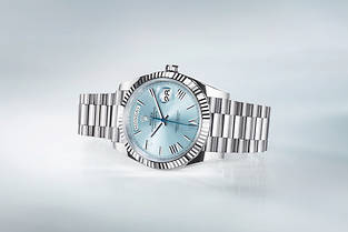 Rolex Oyster Perpetual Day-Date 40 en platine. 
