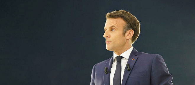 Le discours d'Emmanuel Macron, apres la proclamation de sa victoire, etait empli de gravite.
