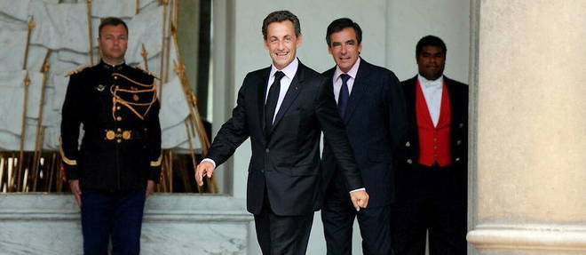 Nicolas Sarkozy et Francois Fillon en 2010.
