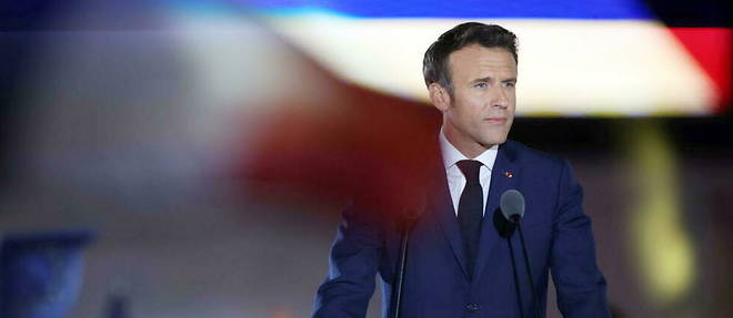 Emmanuel Macron le 24 avril.
