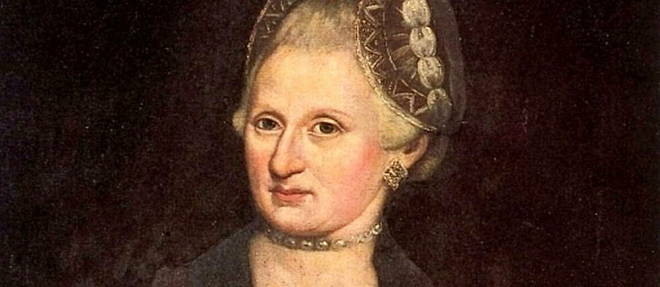 Anna Maria Pertl, mere de Wolfgang Amadeus Mozart, peinte par Rosa Hagenauer-Barducci vers 1775.
