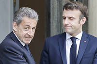 Pr&eacute;sidentielle&nbsp;: Nicolas Sarkozy pr&eacute;sent &agrave; la c&eacute;r&eacute;monie d'investiture de Macron