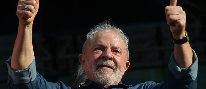 Lula lors des manifestations du 1er mai 2022.
