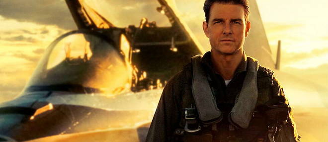 Tom Cruise, alias le pilote de l'US Navy Pete << Maverick >> Mitchell, de retour dans Top Gun Maverick.
