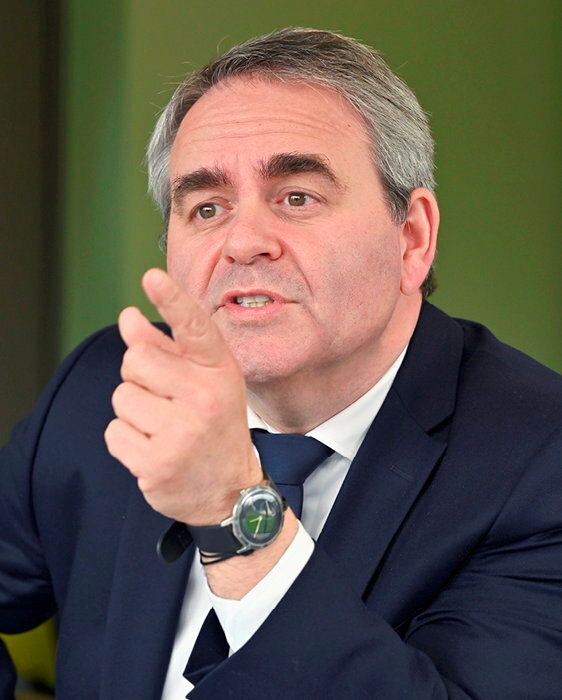 
        Xavier Bertrand. President de la region Hauts-de-France.