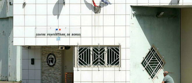 L'entree de la prison de Borgo, en Haute-Corse. (illustration)
