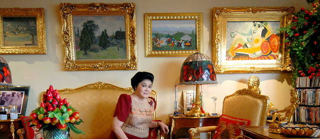 Imelda Marcos, mere de Ferdinand Marcos Junior, a son domicile (photo d'illustration).
