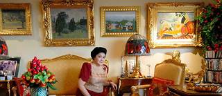 Imelda Marcos, mère de Ferdinand Marcos Junior, à son domicile (photo d'illustration).
