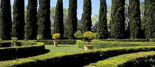  La terrasse et le jardin à la française, tout en symétrie grâce aux 10 000 buis replantés par les époux Colbert.   ©Max Bauwens