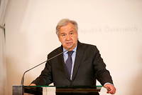 Antonio Guterres, le secrétaire général de l'ONU.

