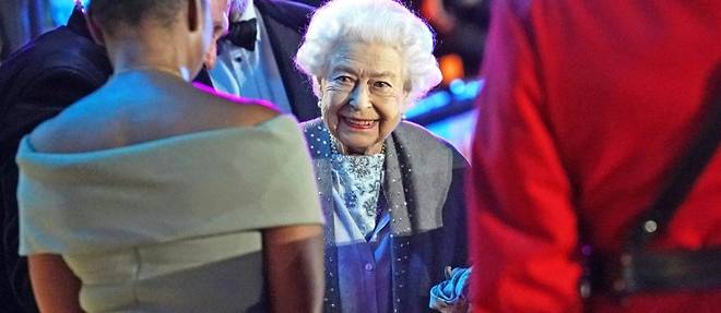 La reine Elizabeth II acclamee au premier evenement majeur de son jubile