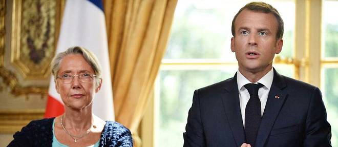 Emmanuel Macron et Élisabeth Borne en 2018.
