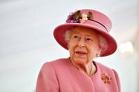 La reine Elizabeth en octobre 2020. 
