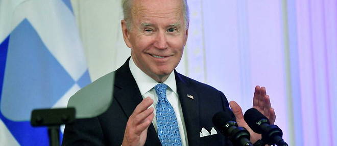 Joe Biden a la Maison-Blanche, le 16 mai 2022. 
