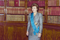Édith Cresson en 1991.
