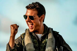  Trente-six ans après le « Top Gun » de Tony Scott, Tom Cruise reprend le rôle du fringant capitaine Pete « Maverick » Mitchell.  ©Scott Garfield