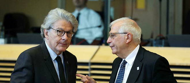 European Commissioner for the Internal Market Thierry Breton, and High Representative of the European Union for Foreign Affairs and Security Policy, Josep Borrell.