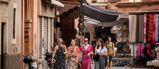Marrakech, la ville ocre, retrouve des couleurs apres le Covid