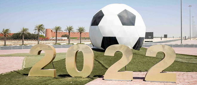 Le centre d'entrainement du club sportif Al-Shamal, dans la ville portuaire d'Al Ruwais au Qatar, pays hote du Mondial 2022. 
 

