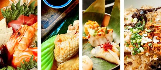  Le chirashi japonais, le chicken rice singapourien, les dim sum hongkongais et le crabe sauté vietnamien. 