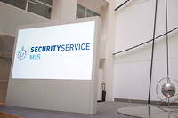 Le siège du MI5, l'agence britannique de sécurité intérieure, à Thames House, à Londres.
