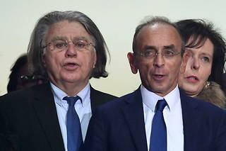 Gilbert Collard et Éric Zemmour.
