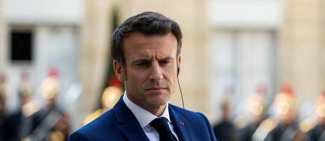 Emmanuel Macron le 19 mai 2022.
