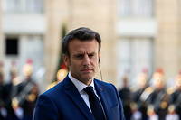 Emmanuel Macron le 19 mai 2022.
