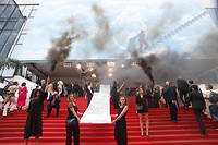 129 noms ont été affichés sur les marches du Palais des Festivals, à Cannes.
