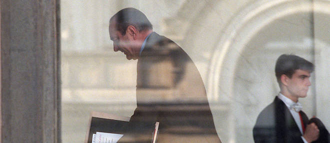 Jacques Chirac a l'Elysee en 1997.
