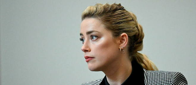 Amber Heard le 24 mai pendant le proces a Fairfax.
