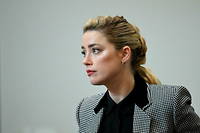 Amber Heard le 24 mai pendant le proces a Fairfax.
