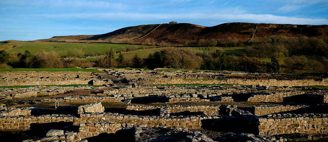 Vue d'une partie des 5 hectares du site archeologique Vindolanda (photo d'illustration).

