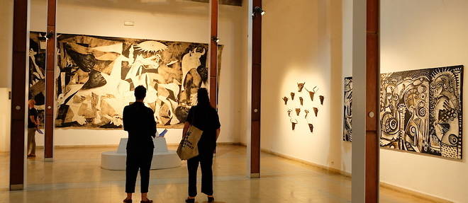 << Picasso Remix >>, exposition a la galerie Le Manege, en resonnance avec l'exposition du musee des Civilisations noires de Dakar. 

