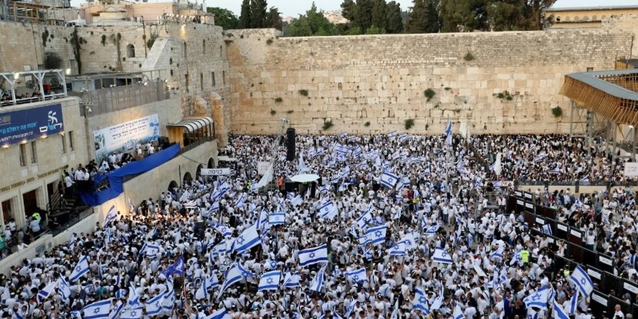 Marche des drapeaux de l'extrême droite à Jérusalem-Est, premier