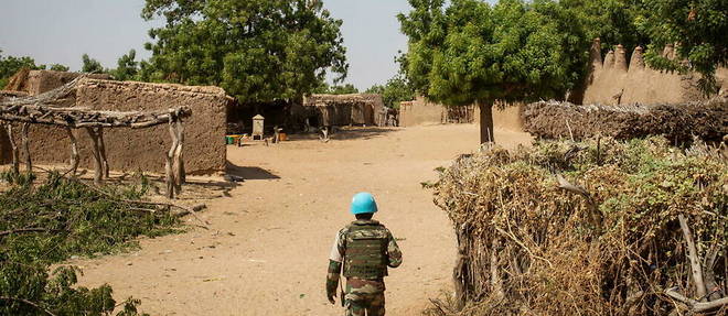 Un Casque bleu au Mali (iIllustration).
