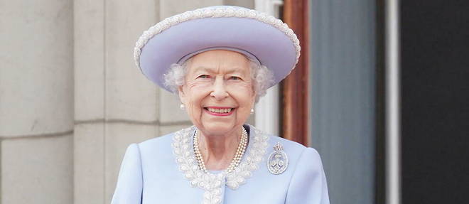 La reine Elizabeth lors du premier jour de son jubile, le 1er juin 2022.
