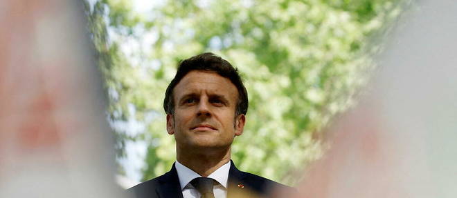 Emmanuel Macron, le 10 mai 2022.
