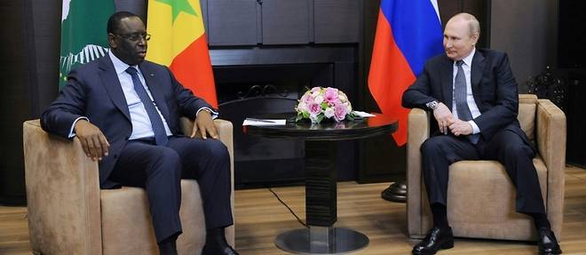 Cereales: le president de l'Union africaine "rassure" apres sa rencontre avec Poutine