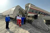 Iran: au moins 17 morts dans le d&eacute;raillement d'un train