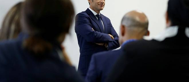 Legislatives: bouscule sur sa gauche, Macron appelle les Francais a lui donner "une majorite forte et claire"