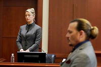 Le 16 mai, pendant le proces qui opposait l'actrice Amber Heard a son ex-mari Johnny Depp.
