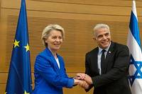 Deux dirigeants europ&eacute;ens discutent en Isra&euml;l &eacute;nergie et Ukraine