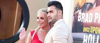 Britney Spears et Sam Asghari, le 22 juillet 2019.
