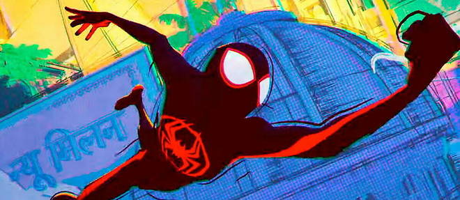 Miles Morales (incarne par Shameik Moore), alias le Spider-Man d'une realite alternative dans Spider-Man : Across the Spider-Verse, suite de Spider-Man : New Generation. Sortie francaise prevue le 31 mai 2023.
